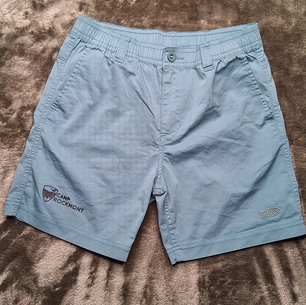 AFTCO‎ Youth Medium American Fishing Shorts Blue